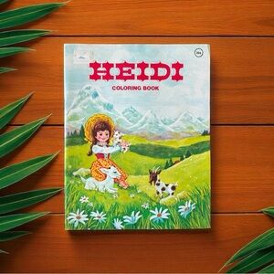 VINTAGE 1969 Heidi Coloring Book – Modern Promotions
